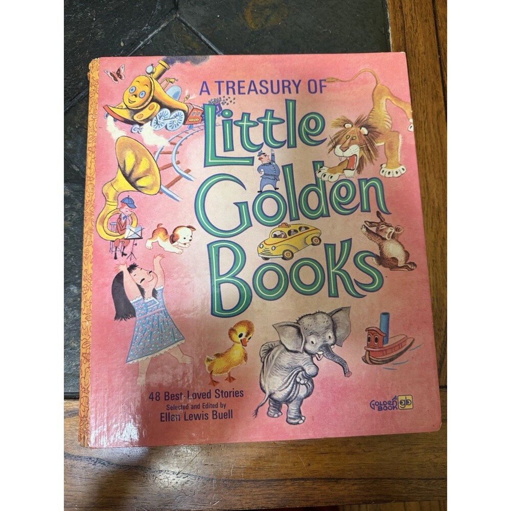 VTG 1972 A Treasury of Little Golden Books 48 Best-Loved Stories HC Ellen Buell